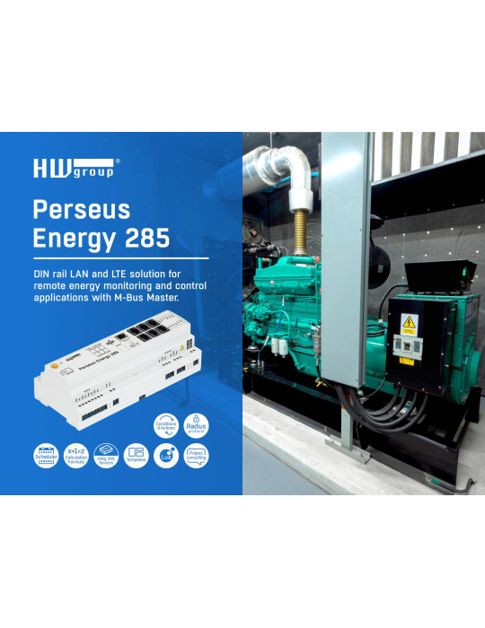 Perseus Energy 285 HW-group | Supervision énergétique M-Bus & LTE