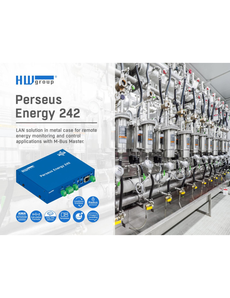 HW-group Perseus Energy 242 set | Supervision Énergie M-Bus