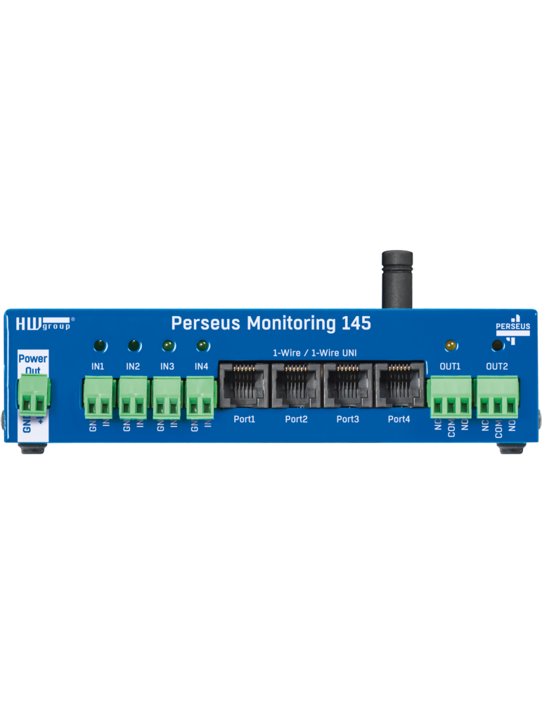 HW-group Perseus Monitoring 145 Tset | Boîtier LTE + 4 ports RJ11