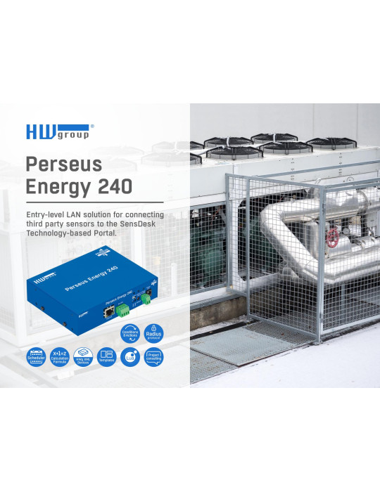 HW-group Perseus Energy 240 set - Gateway RS-485 Modbus RTU/TCP