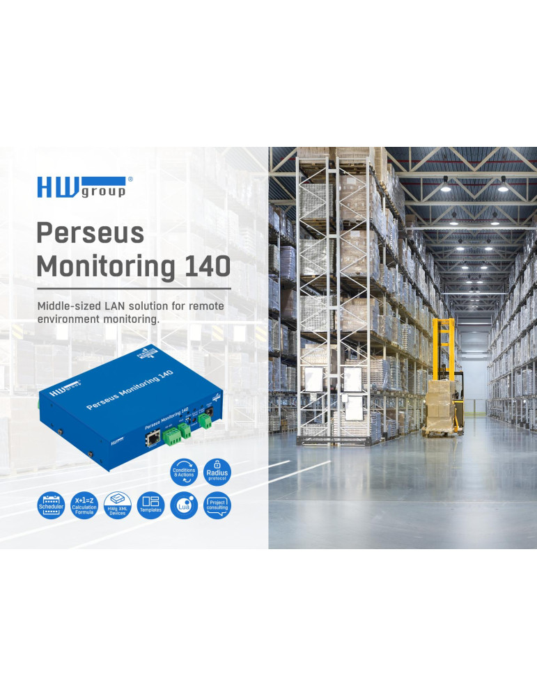 HW-group Perseus Monitoring 140 Tset - Supervision environnementale