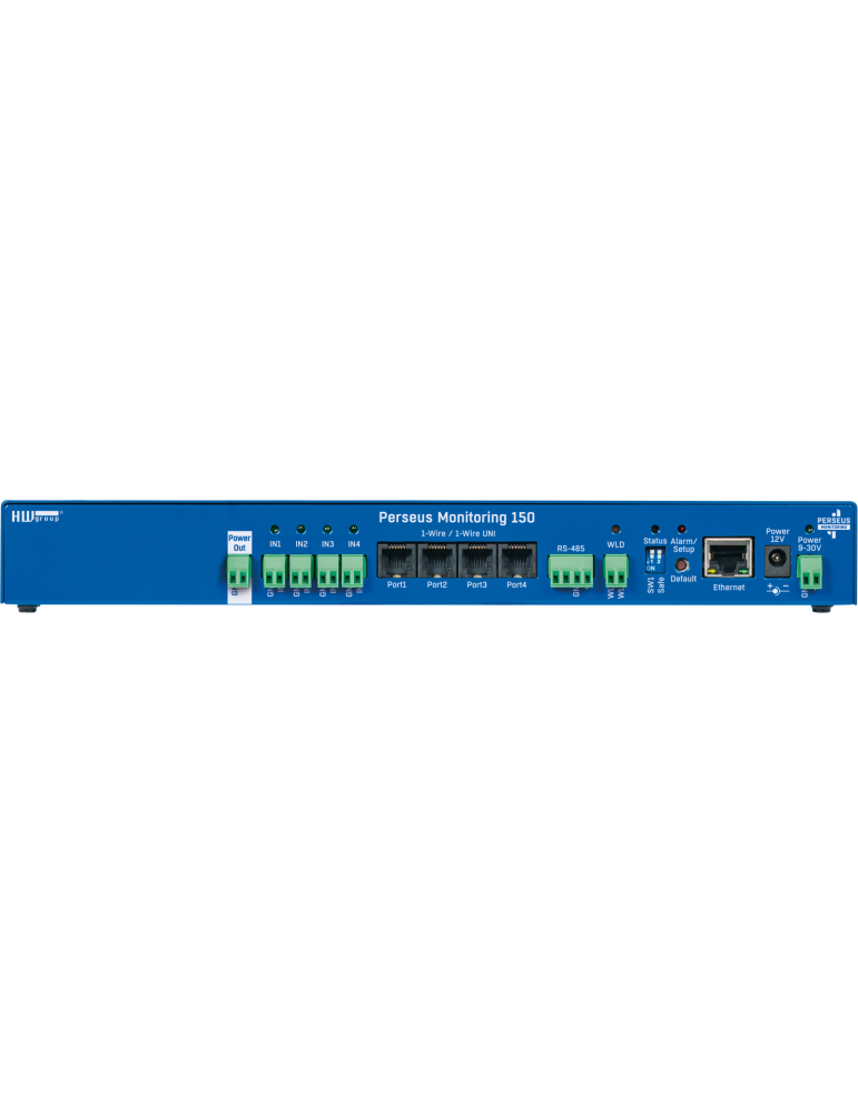 HW-group Perseus Monitoring 150 Tset - Supervision Rack 1U 19"
