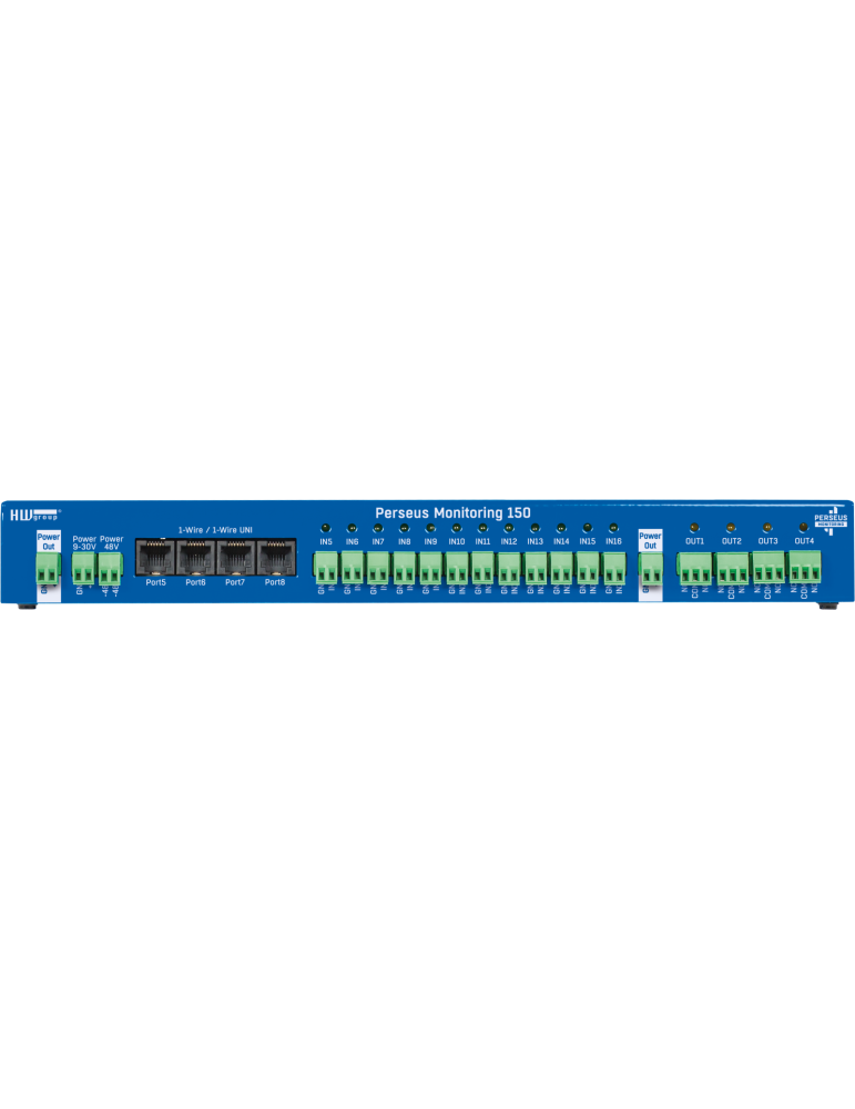 HW-group Perseus Monitoring 150 Tset - Supervision Rack 1U 19"
