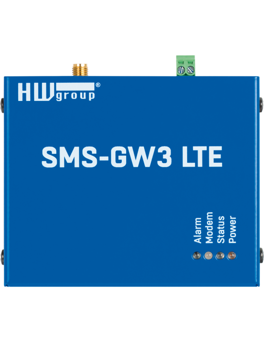 HW-group SMS-GW3 LTE G - Passerelle SMS Alertes Équipements Réseau