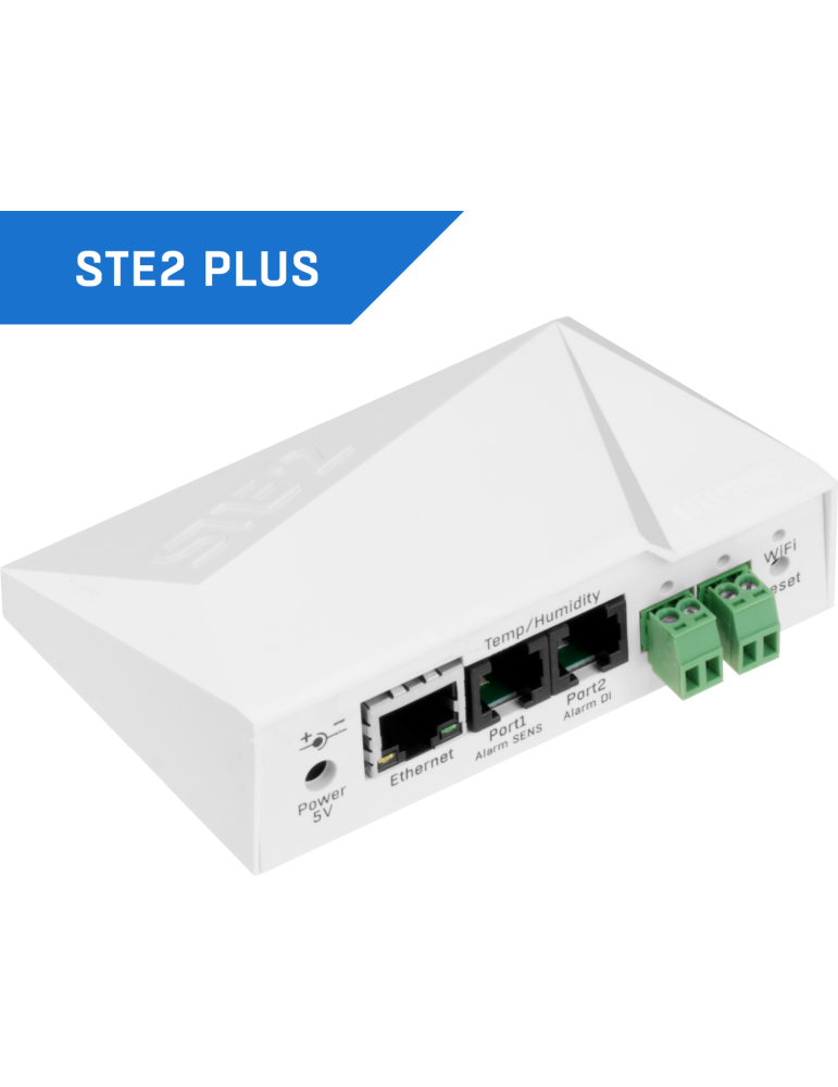 HWgroup STE2 Plus : Thermomètre IP SNMP avec WiFi et capteurs 1-Wire