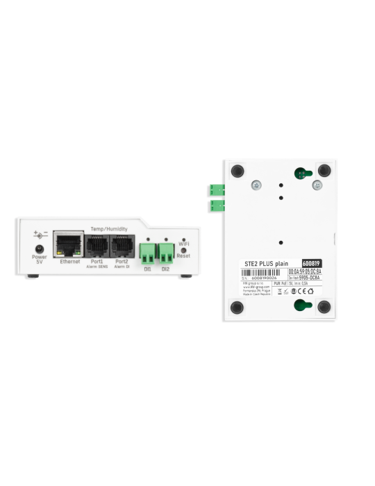 HWgroup STE2 Plus : Thermomètre IP SNMP avec WiFi et capteurs 1-Wire