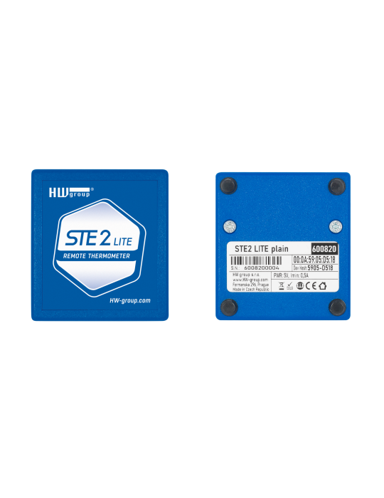 HWgroup STE2 Lite - Thermomètre LAN WiFi avec alertes email