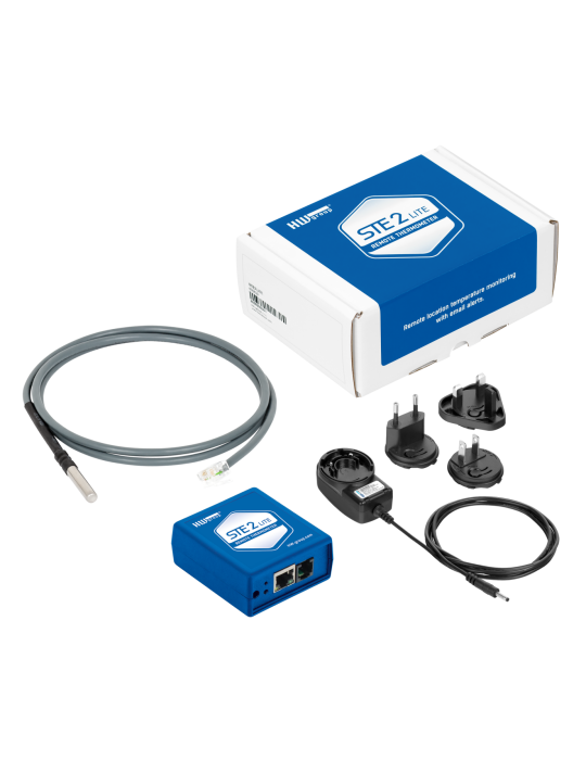 HWgroup STE2 Lite - Thermomètre LAN WiFi avec alertes email