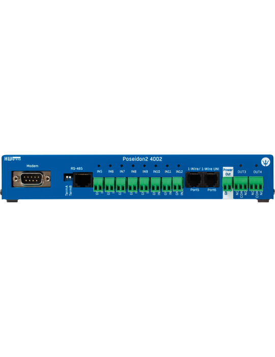 HW-group Poseidon2 4002 - Supervision 40 capteurs & 12 entrées