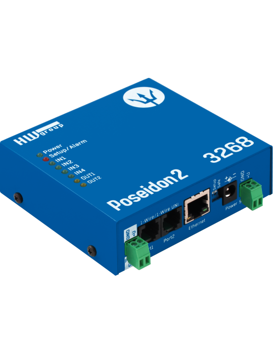 HW-group Poseidon2 3268 Tset - Boîtier de connexion IP 1-Wire