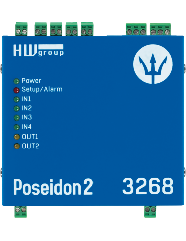 HW-group Poseidon2 3268 | Boîtier supervision 8 capteurs IP 2