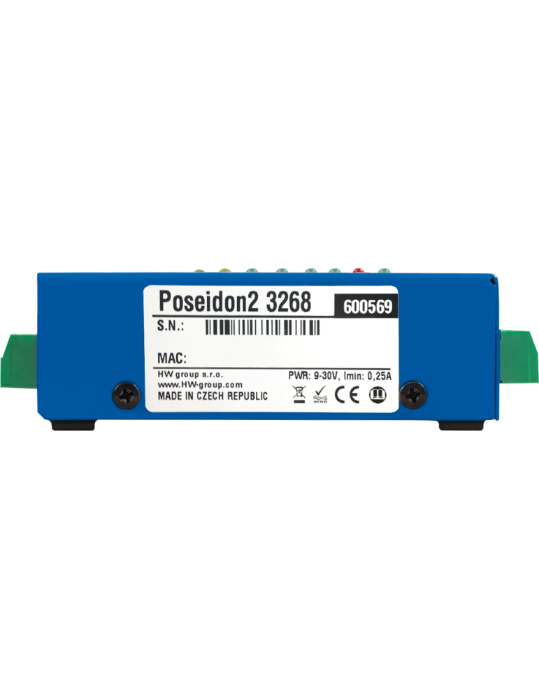 HW-group Poseidon2 3268 PoE - Boîtier IP 8 capteurs 1-Wire