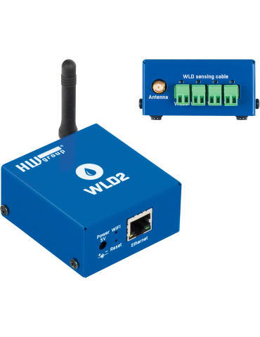 HW-group WLD2 PoE - Détecteur Fuite Eau 4 Zones WiFi Ethernet