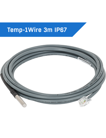 HW-group 1WR-Temp IP67 3m - Capteur de température étanche