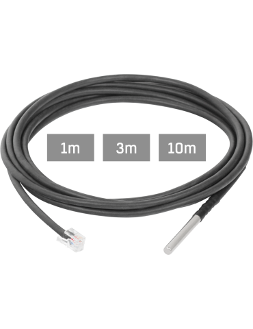 HW-group 1WR-Temp IP67 1m - Capteur température étanche RJ11 2