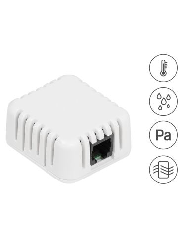 HW-group 1WU-HTPVoC B1 - Capteur 4-en-1 bus 1-Wire RJ11