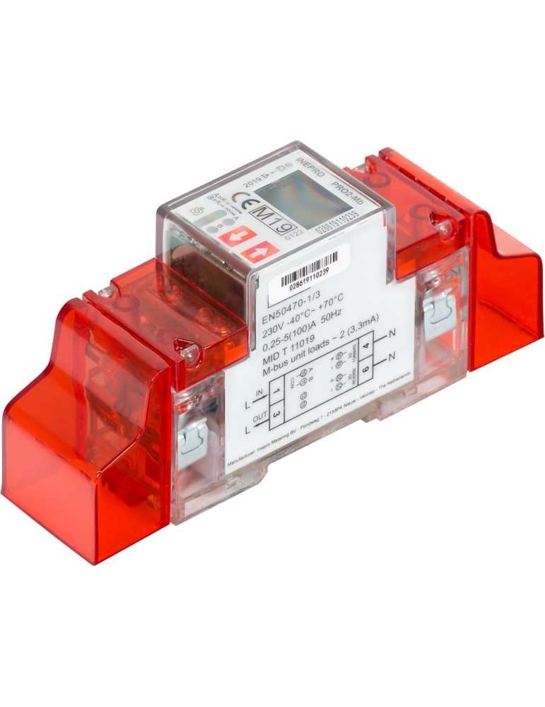 HW-group PRO2-Mod 0,25-100A ModBus MID | Compteur Monophasé 100A