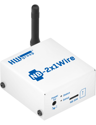 HW-group NB-2x1Wire Tset subscribed | Boîtier IoT NB-IoT 2 RJ11 2