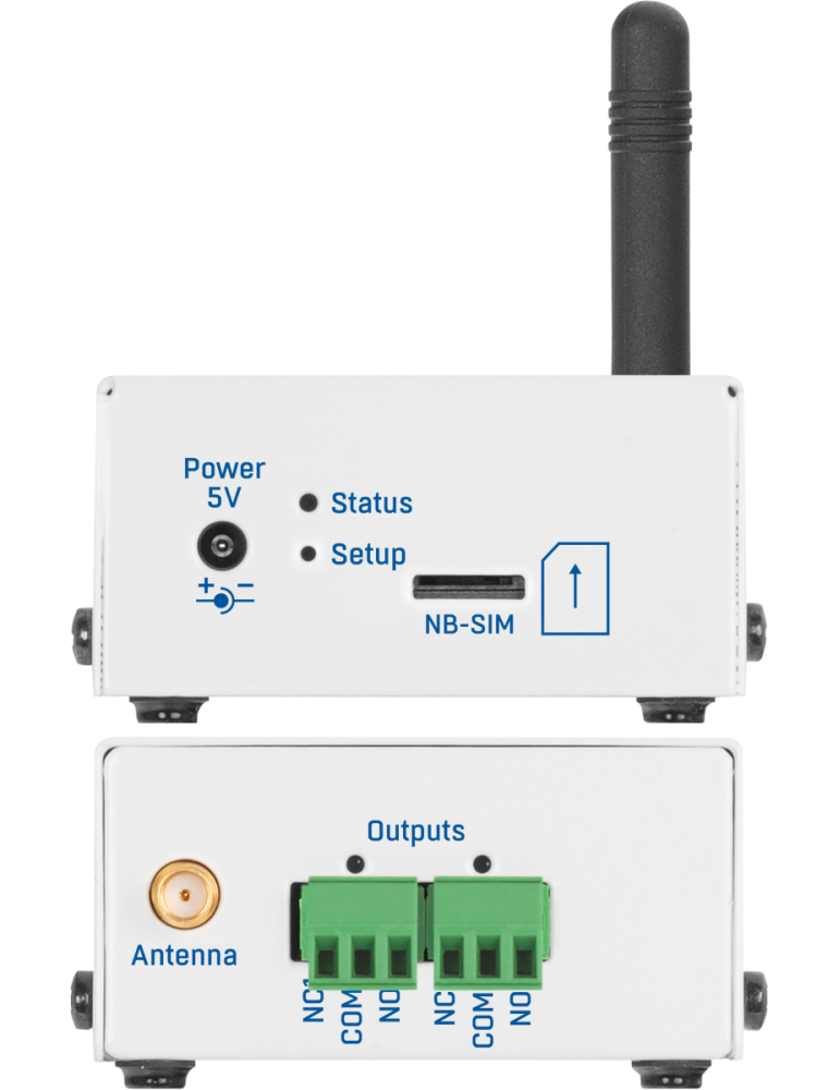 HW-group NB-2xOUT SET subscribed - Boîtier IoT NB-IoT 2 relais