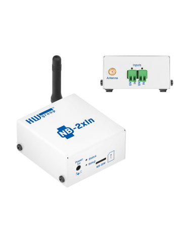HW-group NB-2xIN SET subscribed : Boîtier NB-IoT 2 entrées