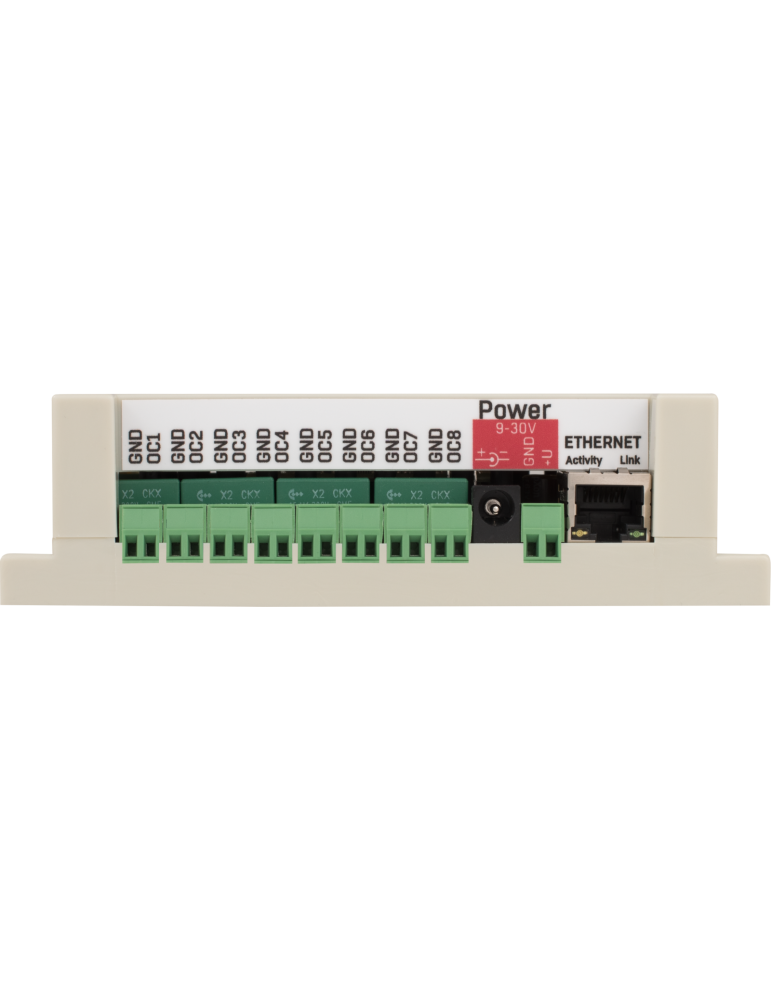 HWgroup Damocles2 1208 | Boîtier 12 entrées 8 sorties SNMP Modbus