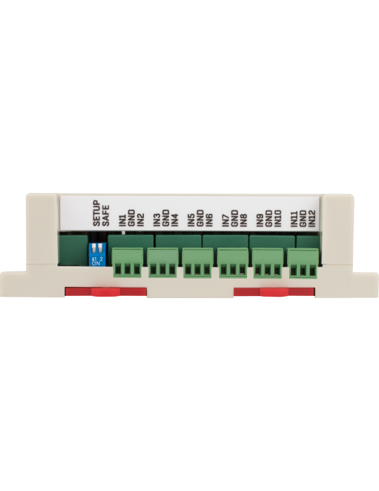HWgroup Damocles2 1208 | Boîtier 12 entrées 8 sorties SNMP Modbus