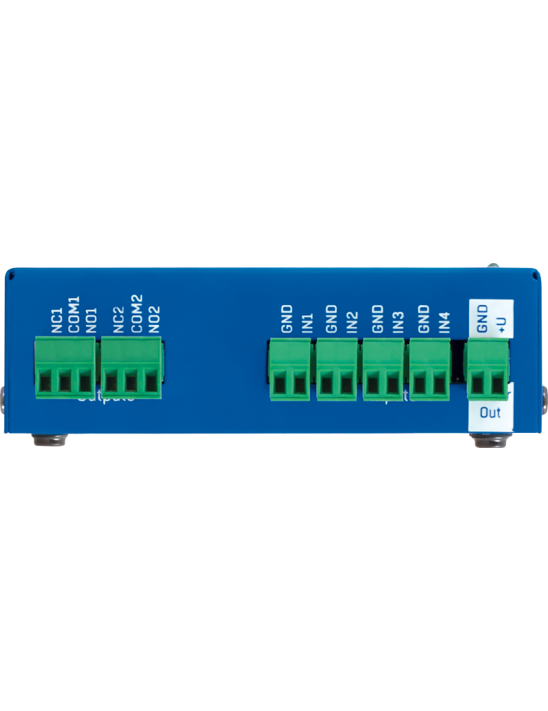 HWgroup Damocles2 MINI - Boîtier 4 entrées 2 relais SNMP Modbus