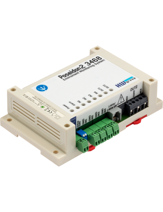 HW-group Poseidon2 3468 - Boîtier de connexion IP 8 capteurs