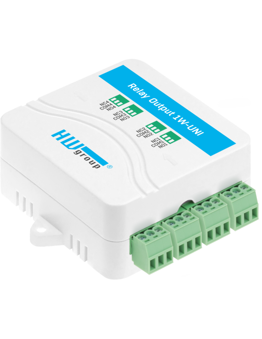 HWgroup Relay Output 1W-UNI - Expanseur 4 relais 1-Wire