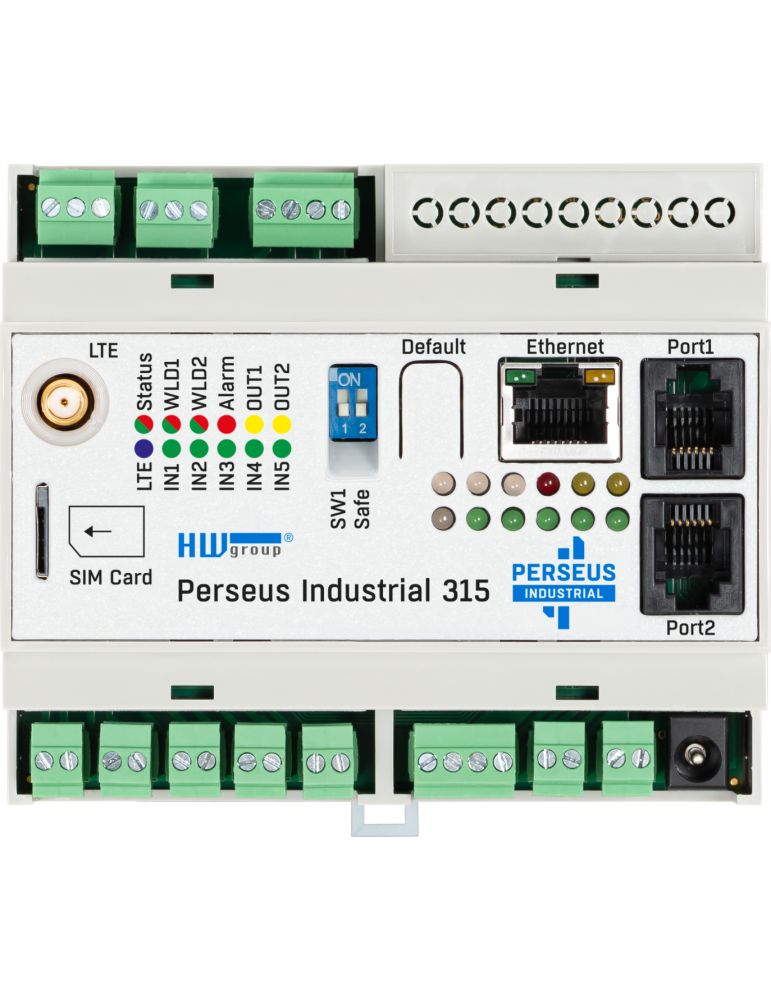 Perseus Industrial 315 HW-group - Supervision DIN Rail LTE/4G