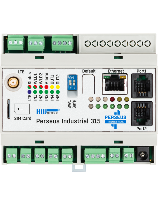Perseus Industrial 315 HW-group - Supervision DIN Rail LTE/4G