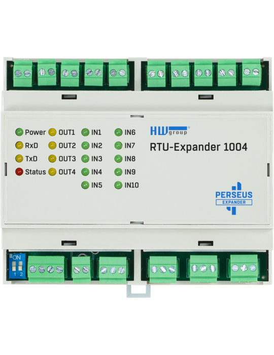 HW-group RTU-Expander 1004 - Module d'extension I/O Modbus RTU
