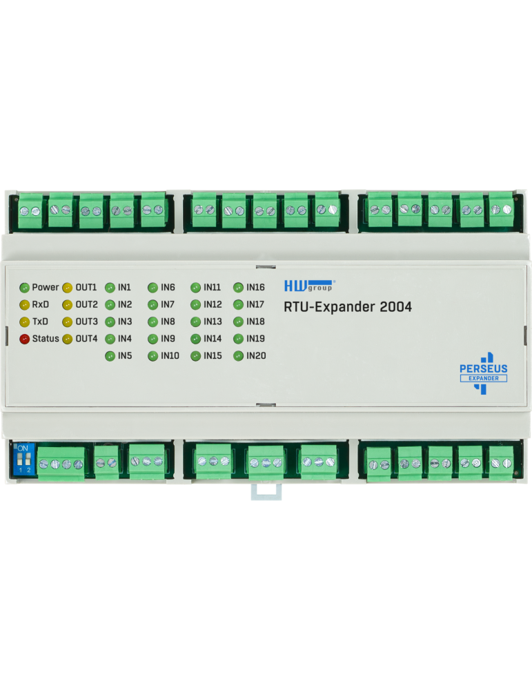 HW-group RTU-Expander 2004 - Extension E/S Modbus RTU DIN