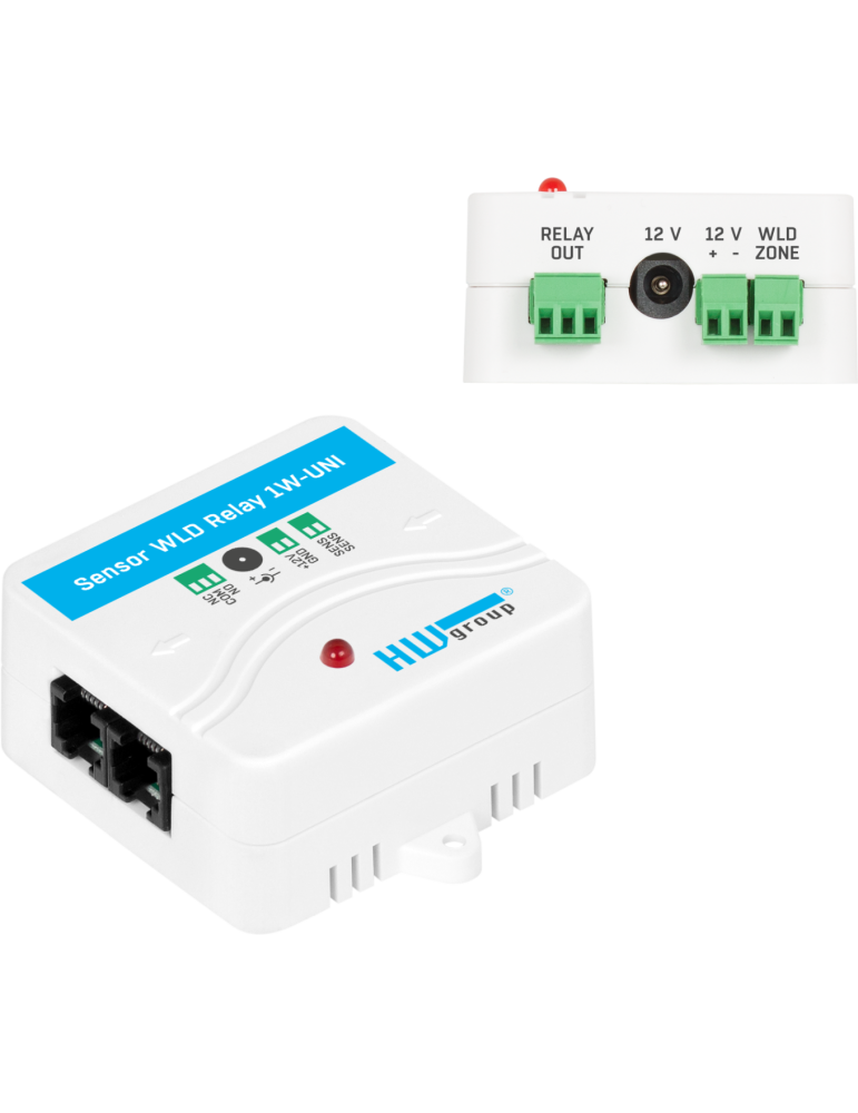 HW-group Sensor WLD Relay 1W-UNI | Détecteur de Fuite d'Eau