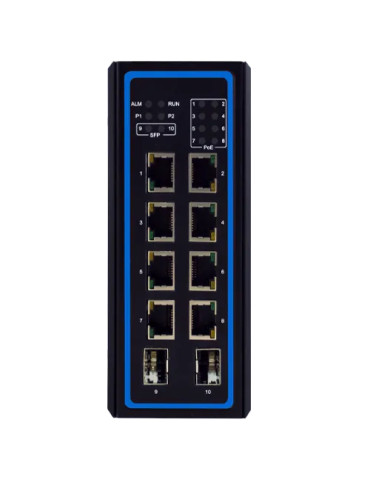 Switch Atop EHG6410-2SFP-D Gigabit 10 ports 2 SFP industriel