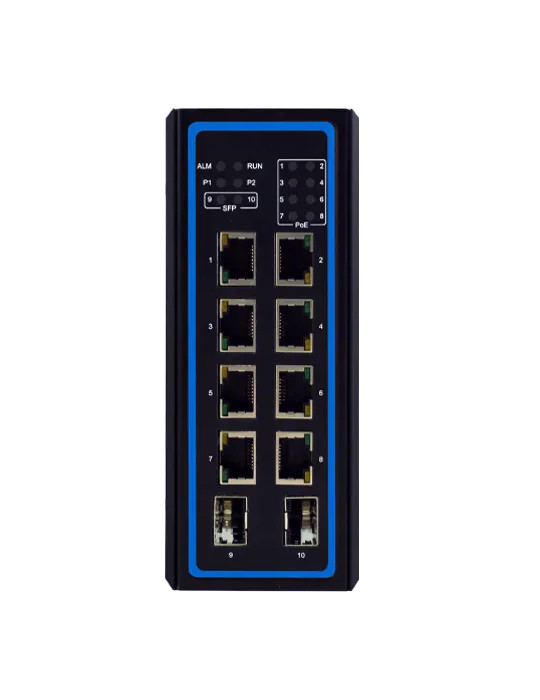 Switch Atop EHG6410-2SFP-D Gigabit 10 ports 2 SFP industriel