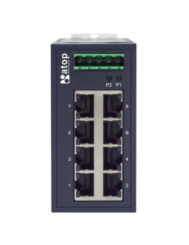 Switch Atop EHG2008 | 8 Ports Gigabit Non-Administrable Industriel
