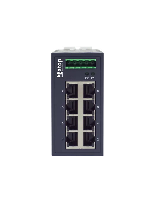 Switch Atop EHG2008 | 8 Ports Gigabit Non-Administrable Industriel