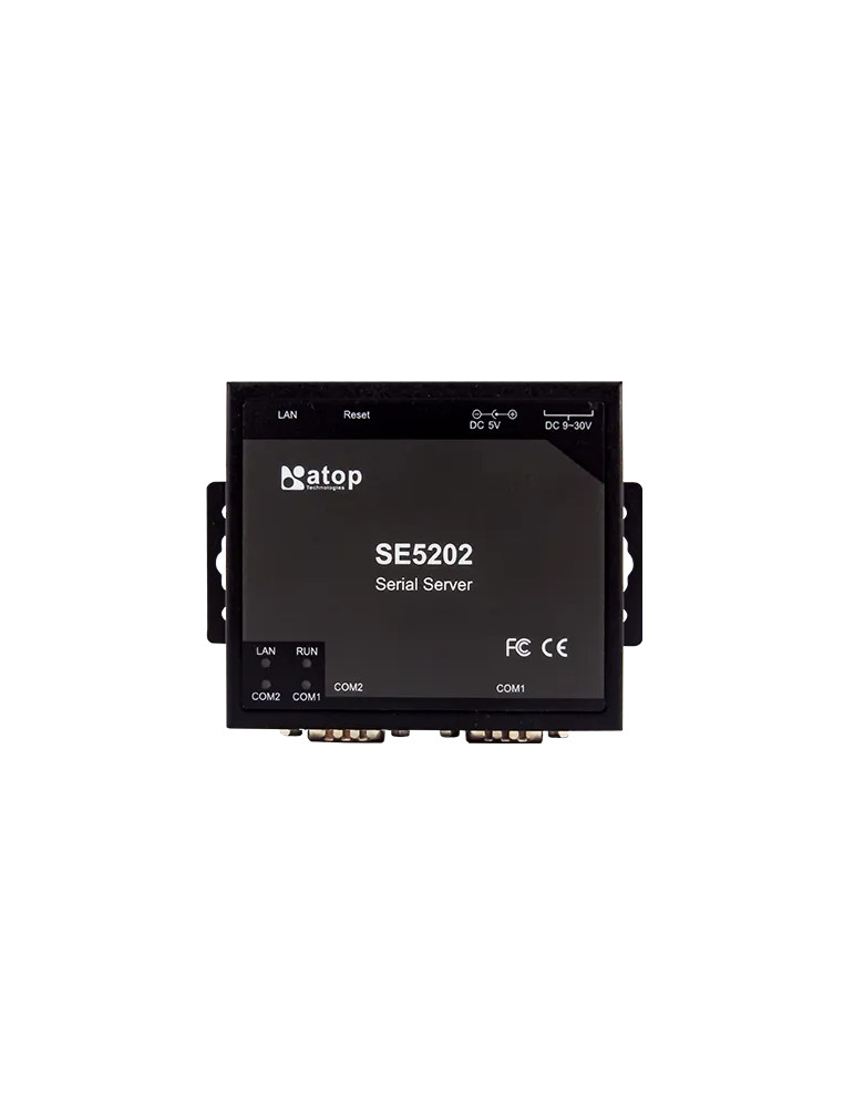 Atop SE5202-TB - Serveur de périphériques série industriel 2 ports