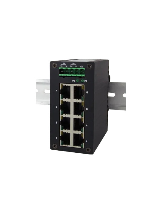 Switch Atop EH2308-PR 8 Ports Fast Ethernet Industriel Non Administrable
