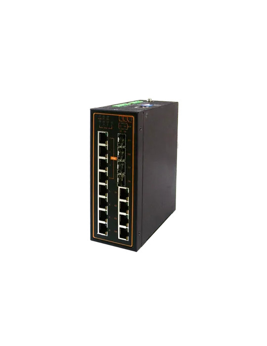 Atop EH7512-4G-4SFP - Switch industriel 12 ports Fast Ethernet DIN