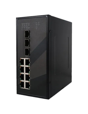 Switch Atop EH9711-3SFP-DC : 8 ports FE + 3 SFP IEC 61850-3