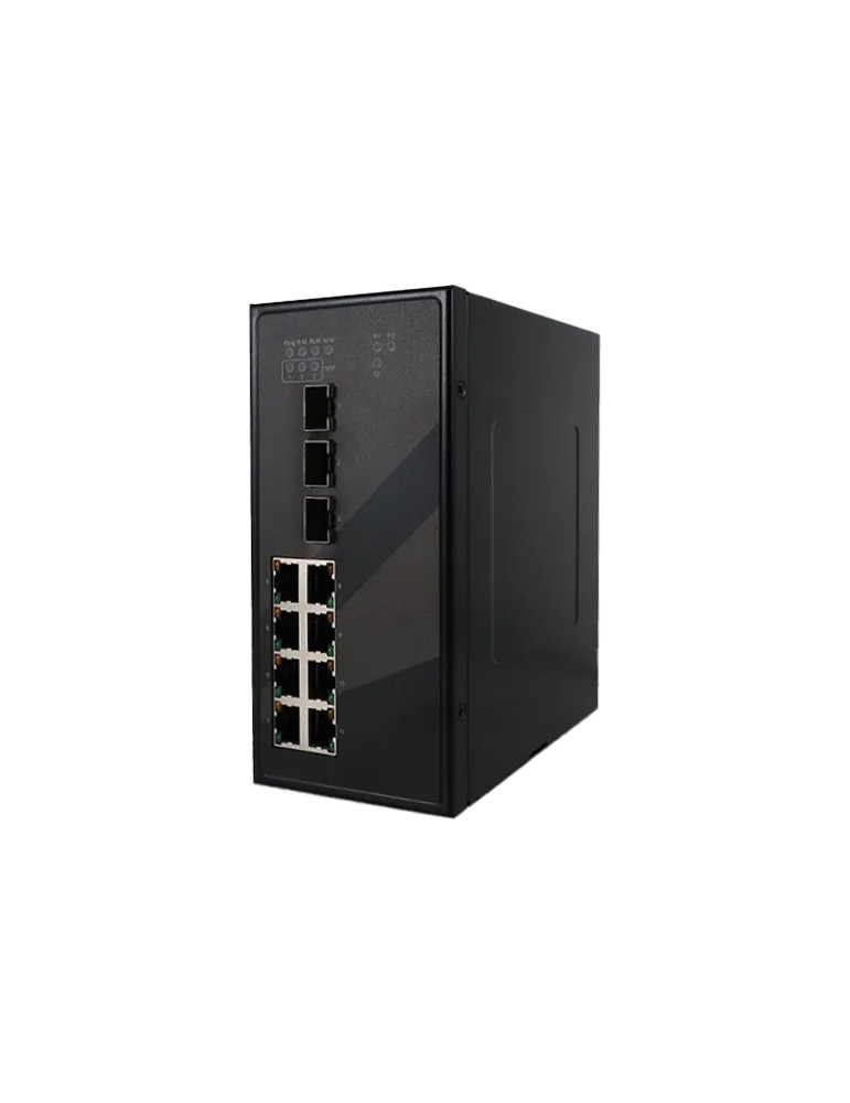 Switch Atop EH9711-3SFP-DC : 8 ports FE + 3 SFP IEC 61850-3