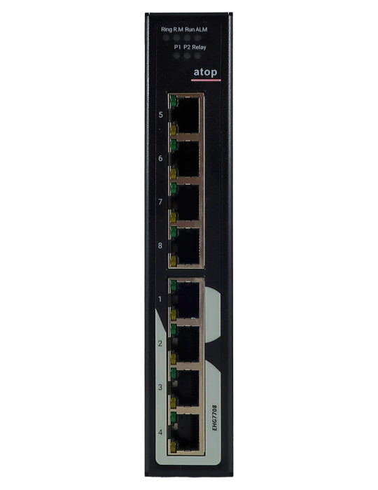 Switch Atop EHG7708C-2SFP-225SFP | 4 ports Gigabit + 4 SFP