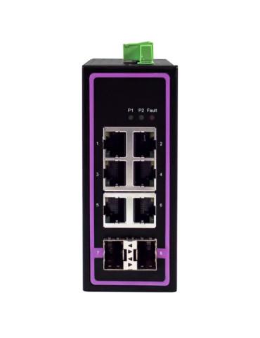 Switch Atop EHG2408-2SFP 6 ports Gigabit + 2 SFP MACsec