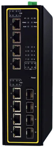 Switch Gigabit Atop EHG7612-410GSFP | 8 ports + 4 SFP+ 10G
