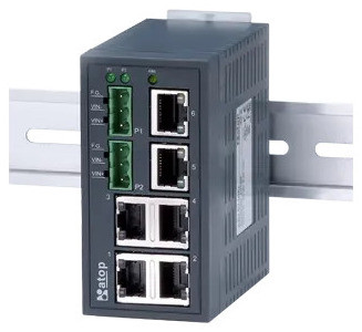 Switch Atop EH2006 6 ports Fast Ethernet industriel non managé