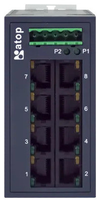 Switch industriel Atop EH2008 8 ports Fast Ethernet non administré