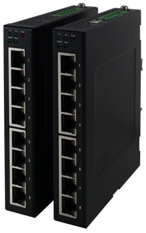 Switch Atop EH3408s 8 ports 10/100 Mbps industriel non administrable