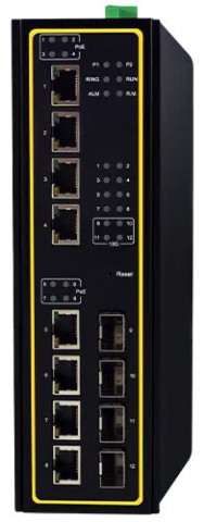 Switch Atop EHG7612-4PoE-4SFP-410GSFP | 12 ports Gigabit